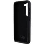Karl Lagerfeld KLHCSSMHKCNPK S911Hardcase Black Silicone Karl&Choupette Metal Pin Kryt Samsung Galaxy S23