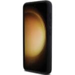 Karl Lagerfeld KLHCSSMHKNPK S911 Black Silicone Ikonik Metal Pin Kryt Samsung Galaxy S23