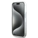 Karl Lagerfeld KLHMP13LLGCHSGH Hardcase Transparent Liquid Glitter Choupette Kryt iPhone 13/13 Pro