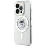 Karl Lagerfeld KLHMP13XHFCCNOT Transparent Hardcase IML Choupette MagSafe Kryt iPhone 13 Pro Max