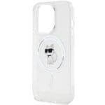 Karl Lagerfeld KLHMP13XHFCCNOT Transparent Hardcase IML Choupette MagSafe Kryt iPhone 13 Pro Max