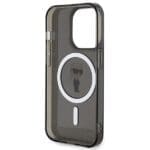 Karl Lagerfeld KLHMP14XHFCKNOK Black Hardcase IML Ikonik MagSafe Kryt iPhone 14 Pro Max