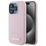 Karl Lagerfeld KLHMP15LPGMSRPP Pink Hardcase FW Metal Plate MagSafe Kryt iPhone 15 Pro