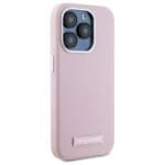 Karl Lagerfeld KLHMP15LPGMSRPP Pink Hardcase FW Metal Plate MagSafe Kryt iPhone 15 Pro