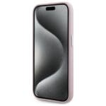 Karl Lagerfeld KLHMP15LPGMSRPP Pink Hardcase FW Metal Plate MagSafe Kryt iPhone 15 Pro