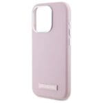 Karl Lagerfeld KLHMP15LPGMSRPP Pink Hardcase FW Metal Plate MagSafe Kryt iPhone 15 Pro