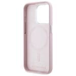 Karl Lagerfeld KLHMP15LPGMSRPP Pink Hardcase FW Metal Plate MagSafe Kryt iPhone 15 Pro
