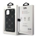 Karl Lagerfeld KLHMP15MPGKHPHK Black MagSafe Karl Head Kryt iPhone 15 Plus