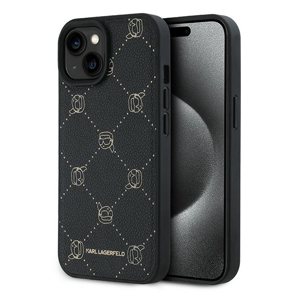 Karl Lagerfeld KLHMP15MPGKHPHK Black MagSafe Karl Head Kryt iPhone 15 Plus