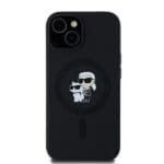 Karl Lagerfeld KLHMP15MSCMKCRHK Black Hardcase Silicone Karl & C Kryt iPhone 14 Plus/15 Plus
