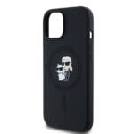 Karl Lagerfeld KLHMP15MSCMKCRHK Black Hardcase Silicone Karl & C Kryt iPhone 14 Plus/15 Plus