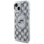 Karl Lagerfeld KLHMP15SHMCKMHT Transparent IML Monogram Karl&Choupette H Kryt iPhone 15