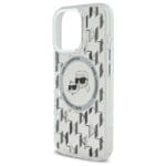 Karl Lagerfeld KLHMP16LHMCKMHT Transparent IML Monogram Karl&Choupet Kryt iPhone 16 Pro