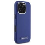 Karl Lagerfeld KLHMP16LPGMSRPB Blue Hardcase FW Metal Plate MagSafe Kryt iPhone 16 Pro