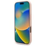 Karl Lagerfeld KLHMP16LPKHPORPP Pink Hardcase Hot Stamp MagSafe Kryt iPhone 16 Pro