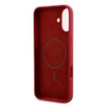 Karl Lagerfeld KLHMP16MSCMKCRHR Red Hardcase Silicone Karl&Choupette Head Kryt iPhone 16 Plus