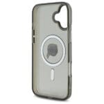 Karl Lagerfeld KLHMP16SHLSKIK Black Hardcase IML Metal Karl Head MagSafe Kryt iPhone 16