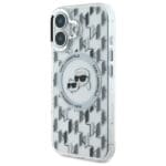 Karl Lagerfeld KLHMP16SHMCKMHT Transparent IML Monogram Karl&Choupette H Kryt iPhone 16