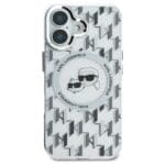 Karl Lagerfeld KLHMP16SHMCKMHT Transparent IML Monogram Karl&Choupette H Kryt iPhone 16