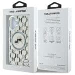 Karl Lagerfeld KLHMP16SHMCKMHT Transparent IML Monogram Karl&Choupette H Kryt iPhone 16