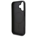 Karl Lagerfeld KLHMP16SPKHPORPK Black Hardcase Hot Stamp MagSafe Kryt iPhone 16