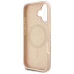 Karl Lagerfeld KLHMP16SPKHPORPP Pink Hardcase Hot Stamp MagSafe Kryt iPhone 16