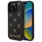 Karl Lagerfeld KLHMP16XPGKHPHK Black MagSafe Karl Head Kryt iPhone 16 Pro Max
