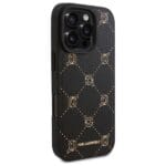 Karl Lagerfeld KLHMP16XPGKHPHK Black MagSafe Karl Head Kryt iPhone 16 Pro Max