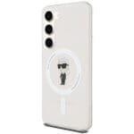 Karl Lagerfeld KLHMSHFCKNOT S911 Transparent Hardcase IML Ikonik MagSafe Kryt Samsung Galaxy S23