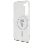 Karl Lagerfeld KLHMSHFCKNOT S921 Transparent Hardcase IML Ikonik MagSafe Kryt Samsung Galaxy S24