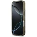 Karl Lagerfeld Liquid Glitter Choupette Logo MagSafe Black Kryt iPhone 17 Pro