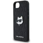 Karl Lagerfeld Monogram Choupette Head Pin Black Kryt iPhone 16e