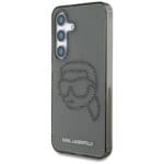 Karl Lagerfeld Rhinestones Karl Head Logo Black Kryt Samsung Galaxy S25