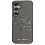 Karl Lagerfeld Rhinestones Karl Head Logo Black Kryt Samsung Galaxy S25