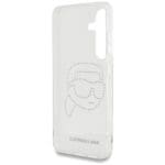 Karl Lagerfeld Rhinestones Karl Head Logo Transparent Kryt Samsung Galaxy S25