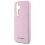 Karl Lagerfeld Saffiano Full Wrapped Elongated Metal Logo MagSafe Kryt Samsung Galaxy S25