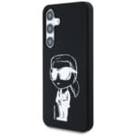 Karl Lagerfeld Silicone Graffiti Ikonik Printed Logo MagSafe Black Kryt Samsung Galaxy S25