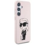 Karl Lagerfeld Silicone Graffiti Ikonik Printed Logo MagSafe Pink Kryt Samsung Galaxy S25