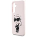 Karl Lagerfeld Silicone Graffiti Ikonik Printed Logo MagSafe Pink Kryt Samsung Galaxy S25