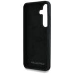 Karl Lagerfeld Silicone Metal Signature Logo Black Kryt Samsung Galaxy S25