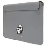 Karl Lagerfeld Sleeve KLCS14SAKCPMG 14" Silver Saffiano Karl&Choupette