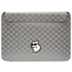 Karl Lagerfeld Sleeve KLCS14SAKHPCG 14" Silver Saffiano Monogram Choupette