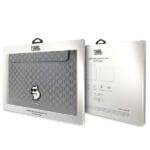 Karl Lagerfeld Sleeve KLCS14SAKHPCG 14" Silver Saffiano Monogram Choupette