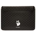 Karl Lagerfeld Sleeve KLCS14SAKHPCK 14" Black Saffiano Monogram Choupette