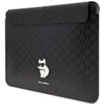 Karl Lagerfeld Sleeve KLCS16SAKHPCK 16" Black Saffiano Monogram Choupette
