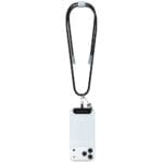 Karl Lagerfeld Universal CBDY Ikonik Charm USB-C/USB-C Cable Lanyard Black