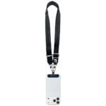 Karl Lagerfeld Universal Strap Tether Patch Karl Metal Logo Black