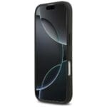 Mercedes Leather Large Laurel Leave MagSafe Black Kryt iPhone 17