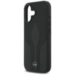Mercedes Leather The Move MagSafe Black Kryt iPhone 17