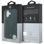 Mercedes Leather The Move MagSafe Black Kryt iPhone 17